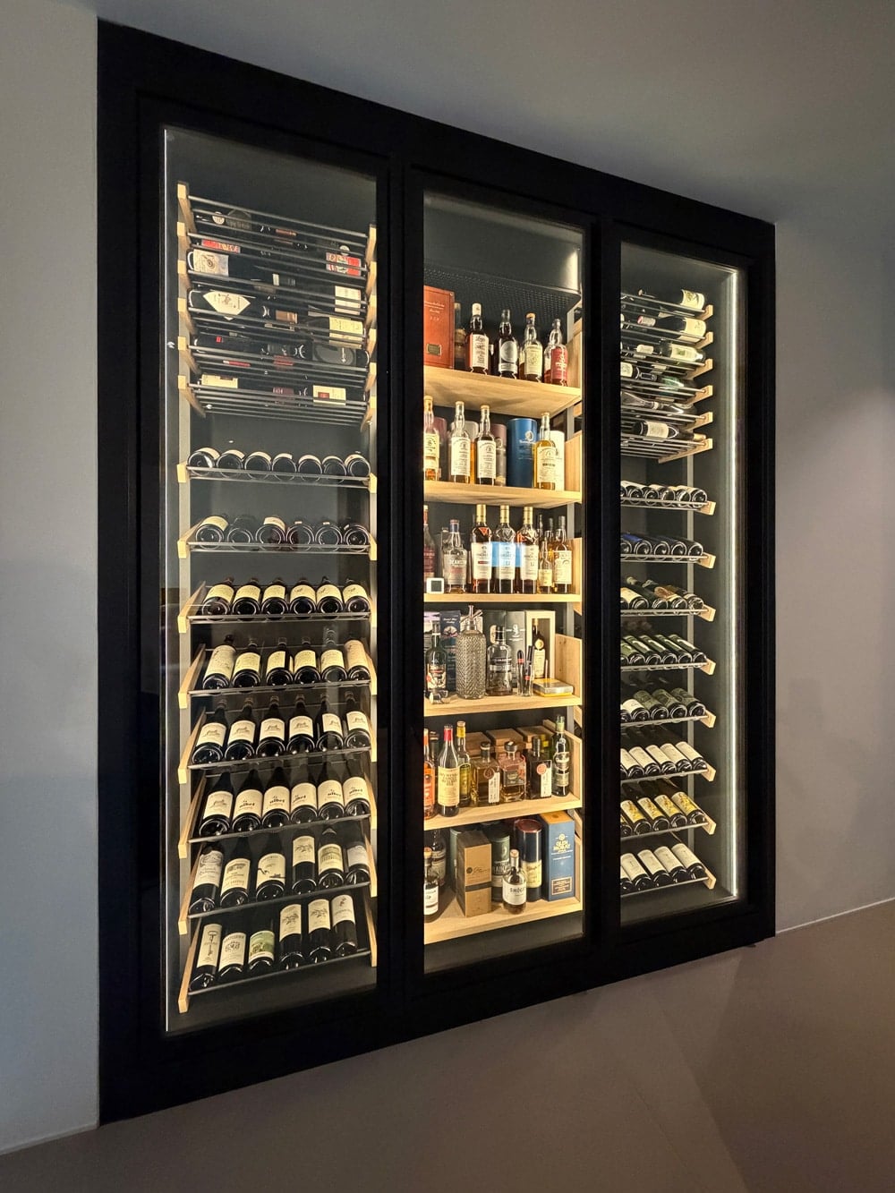 The Wine Square by Xi – an air-conditioned wine room with an open-plan kitchen