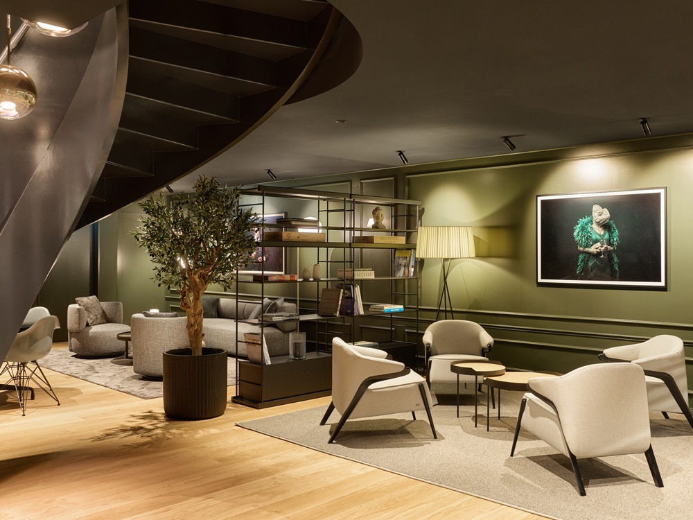 Lower ground floor at the wineBANK Zurich